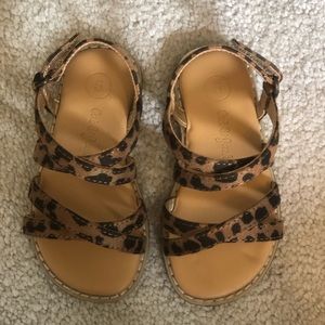 Cat & Jack leopard sandals
